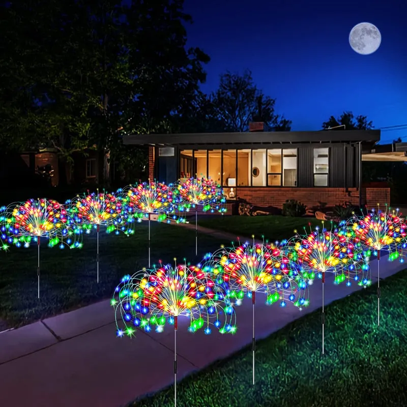 Waterproof Solar Firework Garden Lights