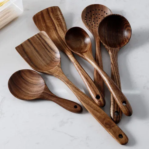 Wooden Kitchen Utensils, Spoon, Spatula, Cooking Utensils, Eco Friendly, Sustainable Wood, Wooden Kitchenware, Housewarming Gift Supplies