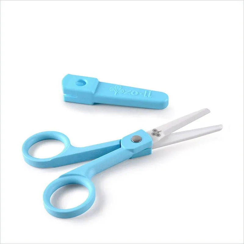 ZoLi Snip 6" Ceramic Food Scissors in Blue